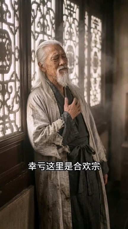 【AI短剧】『长生录：从侄女上门求丹开始长生』第34-35集 猥琐老头与同门师妹 配图16