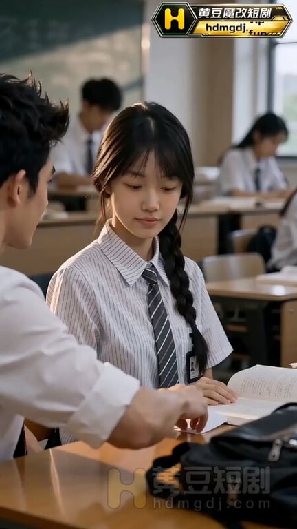 AI短剧《飘飘欲仙富二代征服校园母狗》EP1-5 原版 配图5