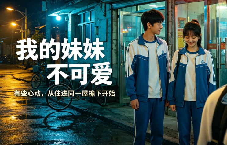 【AI短剧】✅《我的妹妹不可爱》✅1-2集 故事发生在千禧年小县城，叛逆少年罗臣臣因父亲再婚，迎来没有血缘的妹妹林一一-老宋论坛