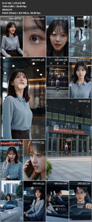 【AI短剧】《AV女友的生存指南》EP1-10集原版，那些平日里受万人追捧的当红 配图19