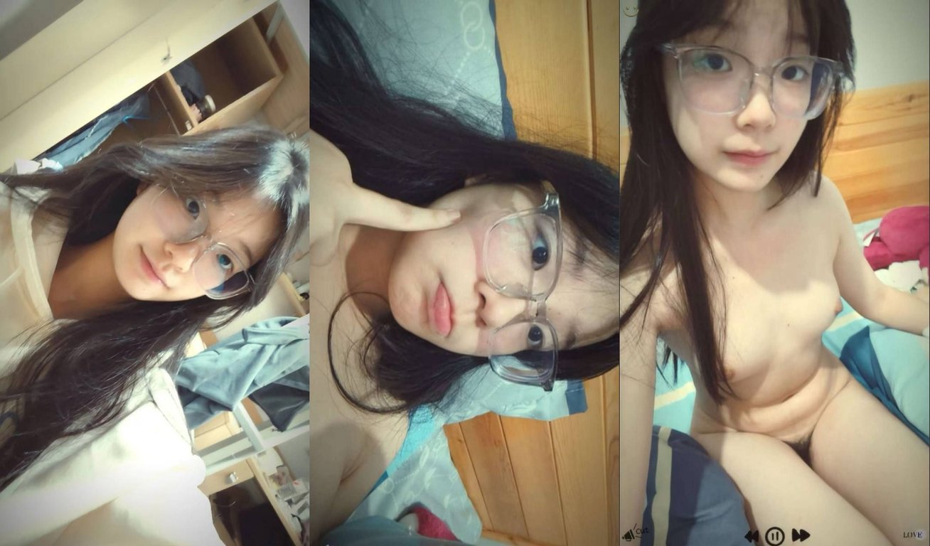 云盘高质露脸泄密！单纯眼镜大学生【莹莹】极度反差一面，脸穴同框地瓜自慰与炮友做爱 配图10