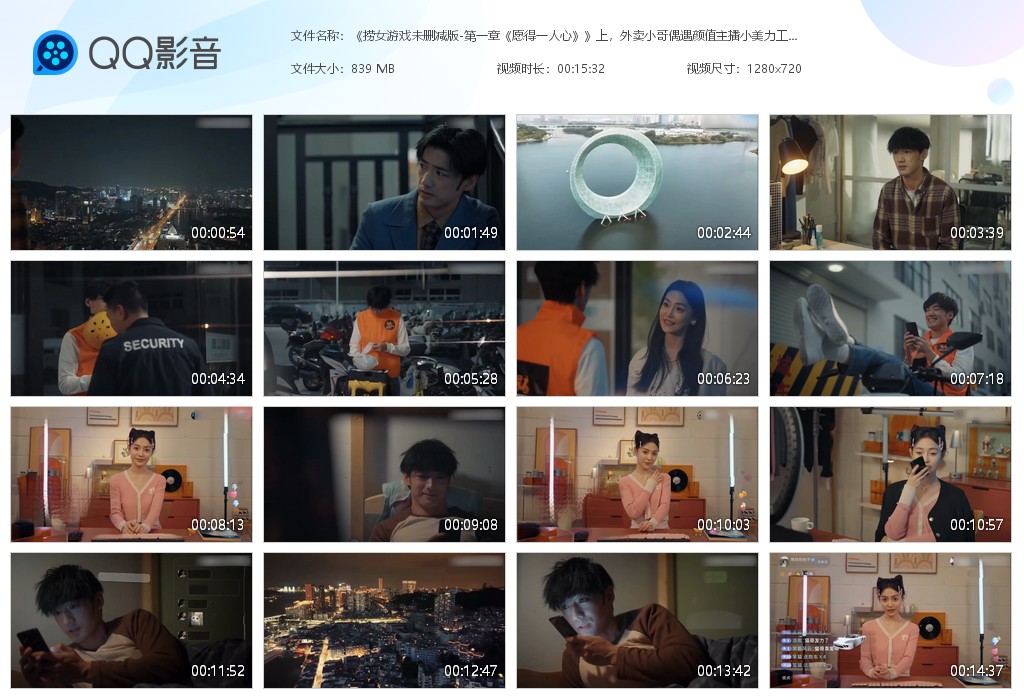 【AI魔改影游】《捞女游戏未删减版-第一章《愿得一人心》》上外卖小哥偶遇颜值主播 配图4