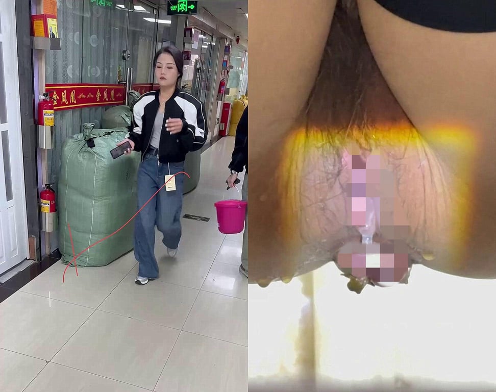 三月最新流出 厕拍大神手持闯拍商场女厕打灯偷拍手机对焦美女尿尿清晰展示鲍鱼菊花（ 配图5