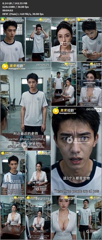 【AI短剧】《校园宠物玩家》EP1-5集，胯下疯狂夹击，温热蜜穴贪婪吞噬你的二两 配图8