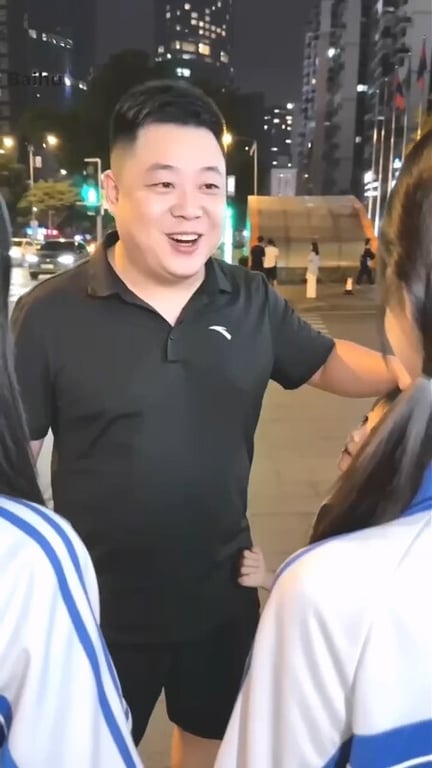 【AI短剧】『高考庆祝』第1集 颜值姐妹花高考完搭讪路人大叔在奶茶店打炮庆祝！ 配图4
