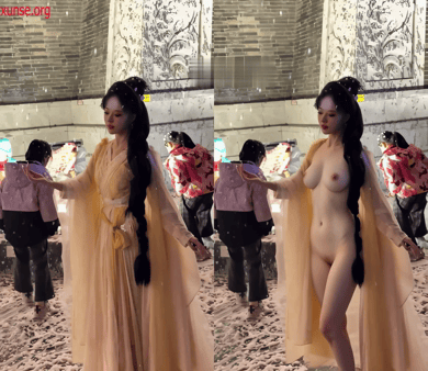 【AI脱衣】网红美女脱衣系列秋月凉国风美女 配图8