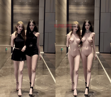 【AI脱衣】网红美女脱衣系列刘一琳（第四弹）长腿精灵愃氺 配图3