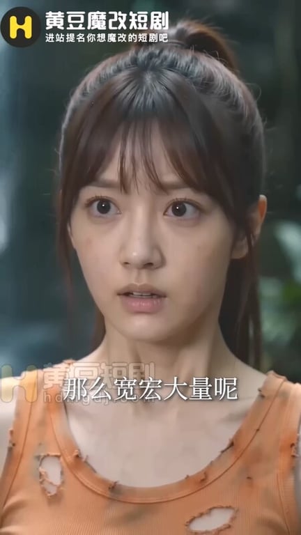 【AI短剧】『荒岛美女劫』第4集完结 孤男寡女掉入石洞美女第一次主动破处！ 配图3