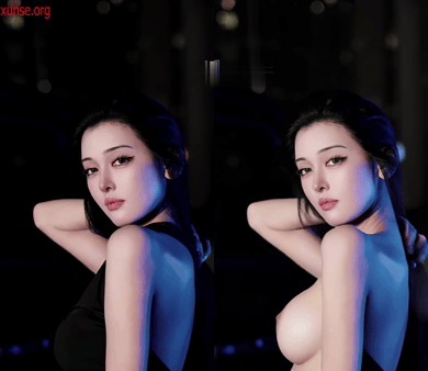 【AI脱衣】网红美女脱衣系列Sue拥有曼妙身姿的小美女氺 配图3