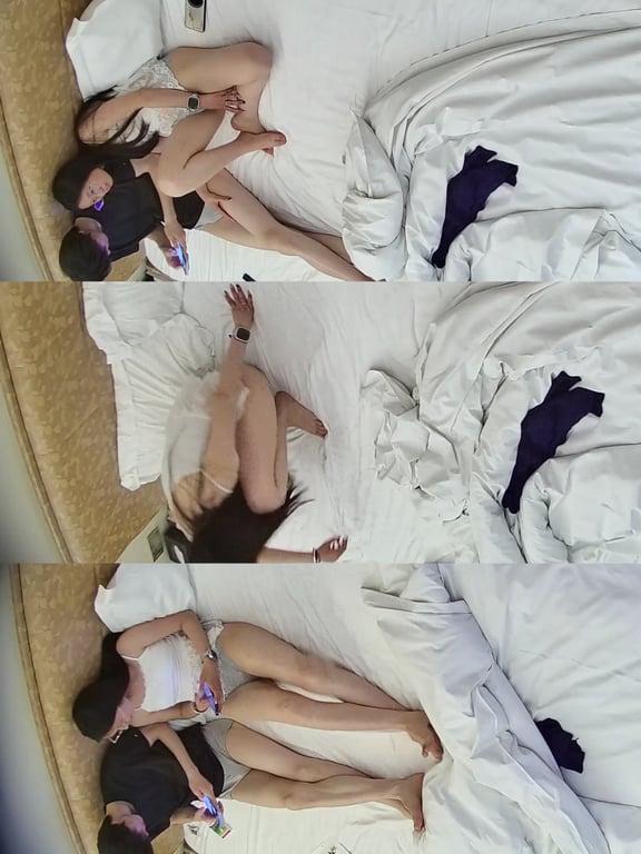 4-17 清纯眼镜女大与男友激情缠绵！极品身材颜值素人福利 配图5