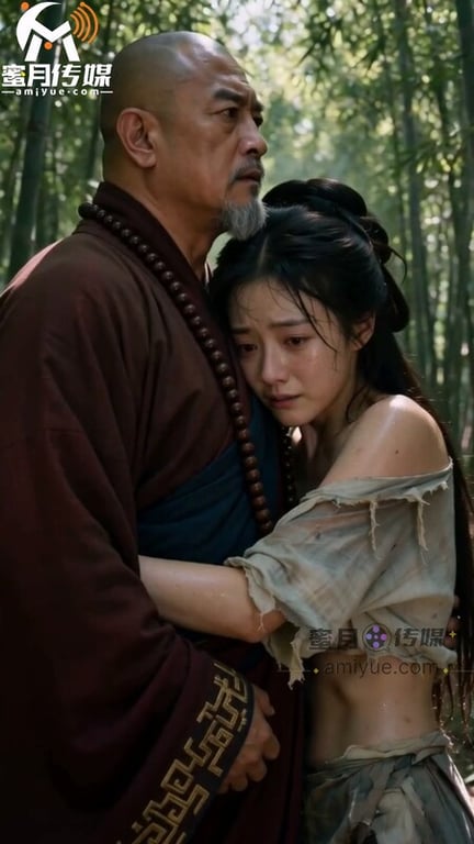 【AI短剧】『重生之我是少林大神棍』第1-3集 被女友戴绿帽 意外身亡重生为现实 配图42