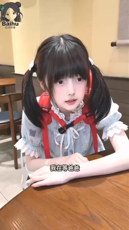 【AI短剧】『高考庆祝』第1集 颜值姐妹花高考完搭讪路人大叔在奶茶店打炮庆祝！ 配图8