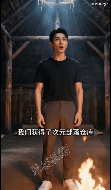 ✨【AI短剧】《全班穿越：就我一男的》EP1-5集，男大与一堆校花一起穿越至远古部落，男大被系统选中为部落族长是唯一火种（5V）愃 - 老宋论坛-老宋论坛