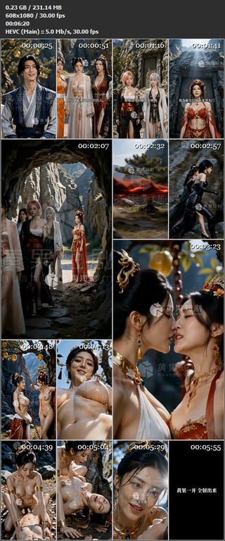 【AI短剧】《废柴杂役》EP9-11集，肉体收红颜成为武神，宅男萧尘穿越武侠世界 配图10