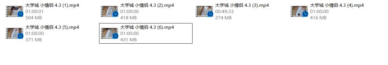 4-3大学城超漂亮小情侣开房 这对情侣颜值都挺高 就是只蹭不啪 无水[2.33G 配图6