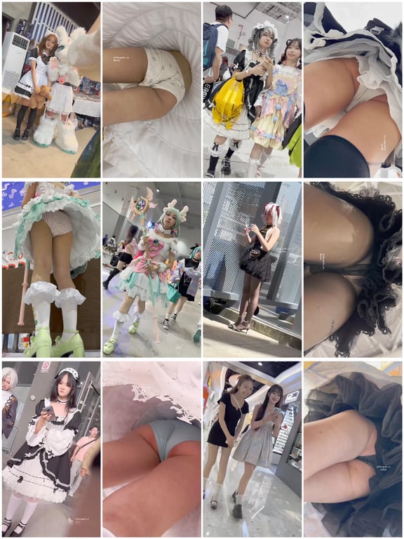 爆款推荐KFC街拍抄底顶级大神2025.12合集Part1-14V 青春靓妹极致 配图3