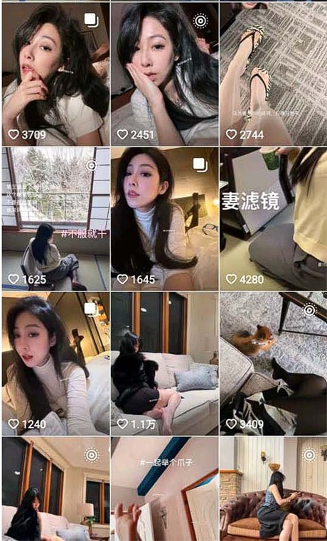 推荐抖音颜值嫩妹【最讨厌妞约下雨】极品大长腿，天生足交圣体，最后帮大哥打飞机射高 配图2