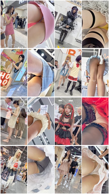 精品推荐街拍抄底大神『KFC』202504合集19V 全是青春靓妹 好看的小姐姐 配图2