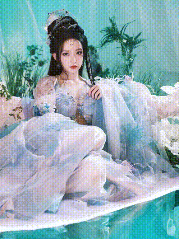 【AI明星脱衣】程潇洛河神女下人间——性爱篇（配乐版）！ 配图6