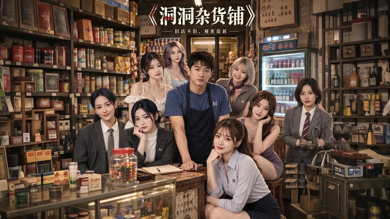 【AI短剧】《洞洞杂货铺》EP1-3  夜里，店后那面墙上的圆洞才会被用到 配图1