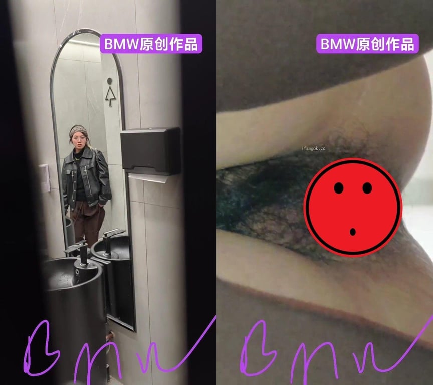 十二月流出【极品女厕偷拍】BMW高价私密群 高颜值美女补光高清偷窥（40V） 配图25