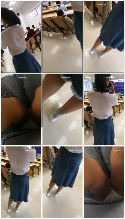 爆火推荐【大学生当众硬核手动抄底】老师同学路人面前大胆操作，胆大刺激超8V硬核视 配图12