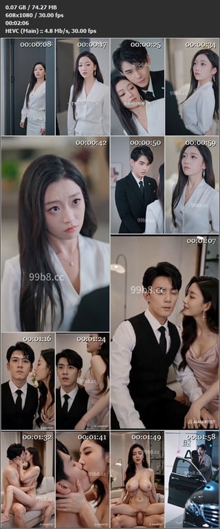 【AI短剧】《葡萄成熟时》EP4-7集，亲眼看到自己男友和别的女人开放...捏奶 配图8