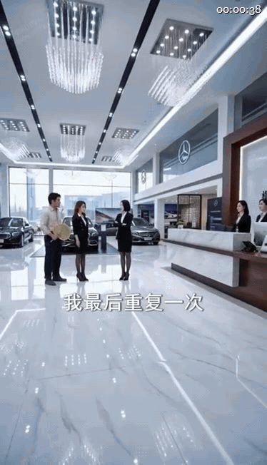 【AI短剧】《人到中年当保安》EP1-5集，原本是个想混日子的中年保安，结果半夜 配图2