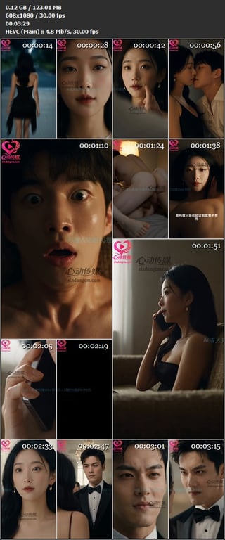 【AI短剧】《金鸡之路》EP1-6集，普通女孩为救母入富豪派对圈首次上游艇被踹下 配图14
