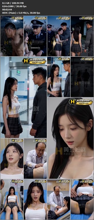 【AI短剧】《旅途失洁》EP1-8集，一对情侣路上各种场合被不同的男人玩弄着游客 配图19