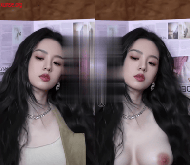 【AI明星脱衣】周也-明星脱衣---周也脱衣视频~第一弹！氺 配图3
