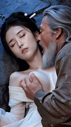 【AI自制小短剧】《龙女奇遇计》第2集老乞丐肏小龙女，郭靖幻奸小龙女！ 配图3