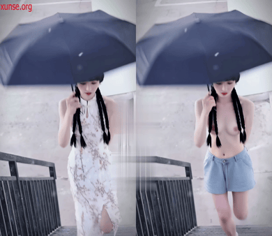 【AI脱衣】田曦薇-第二弹--明星脱衣---田曦薇脱衣视频~第二弹！氺 配图4