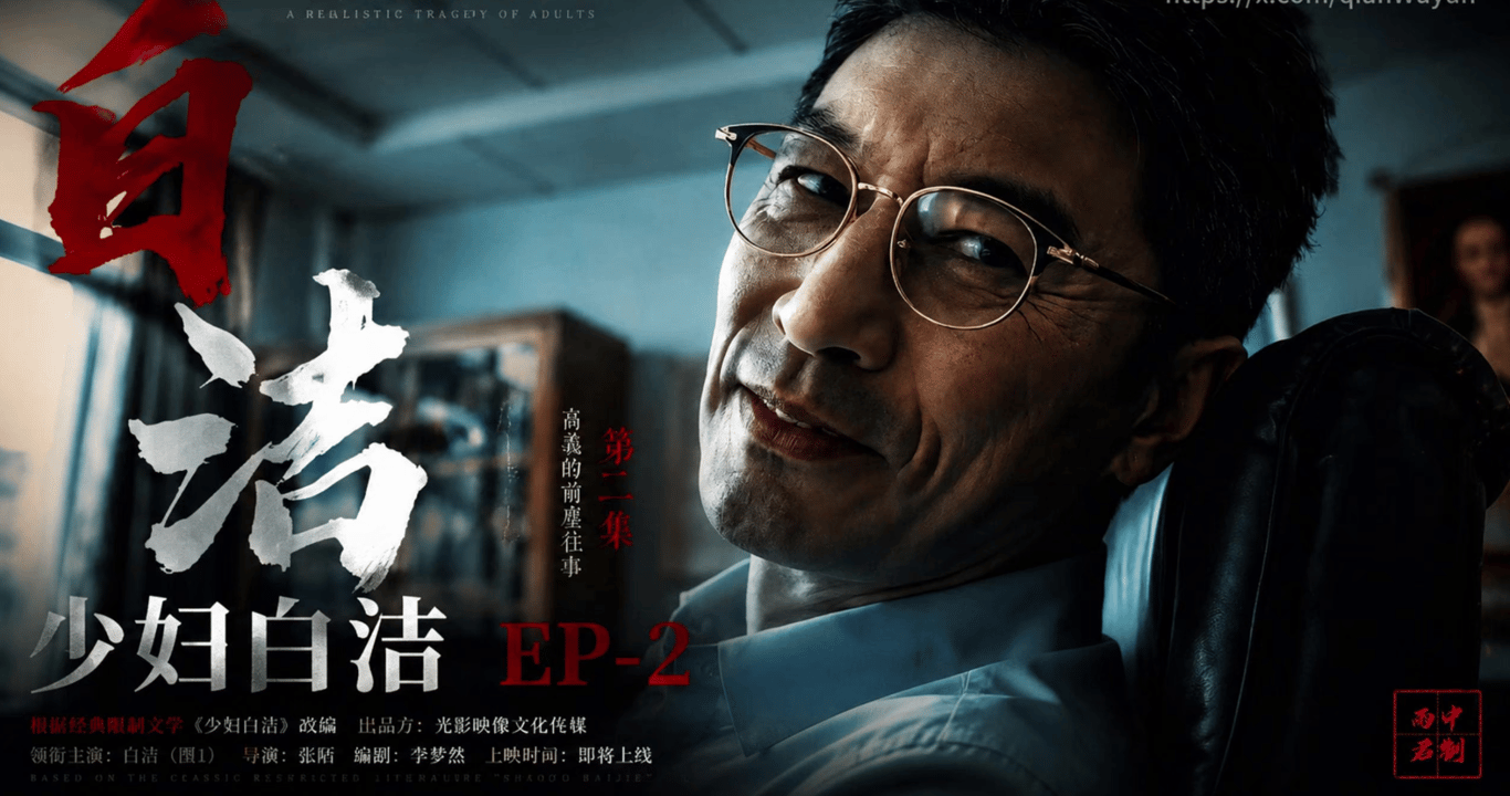 【AI短剧】大神重磅新作✅《少妇白洁》✅第一二集 电影质感，画质很棒愃-老宋论坛