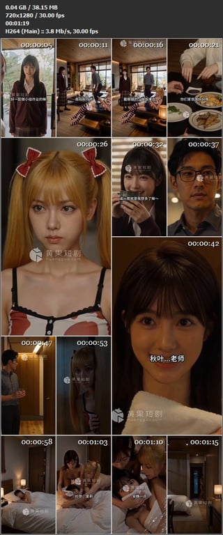 【AI短剧】《鬼父真人版》EP0-10集，继父白天是温柔慈父，夜里先占有傲娇爱莉 配图11