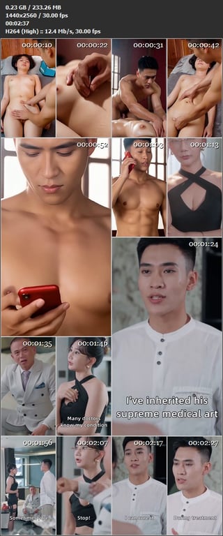 【AI短剧】《最强中医》EP1-4，雪白大奶子，丰盈的身材，不能怪医生忍不住摸逼 配图6