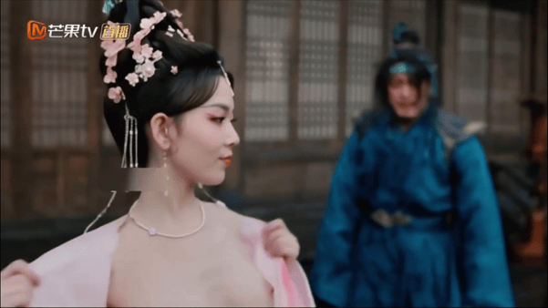 【AI脱衣+AI推演】魔改电视剧《水龙吟》林允 包上恩 配图11