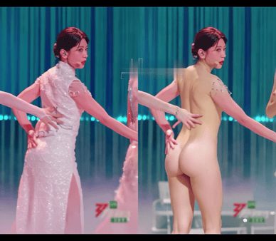 【AI明星脱衣】明星脱衣系列贾静雯童年女神 配图4