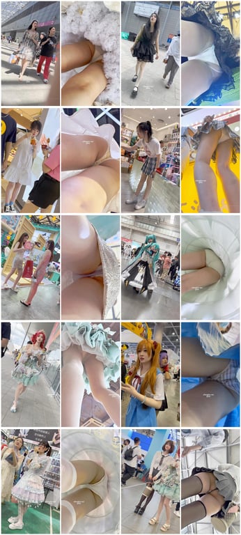 精品推荐街拍抄底大神『KFC』202501合集28V 全是青春靓妹 好看的小姐姐 配图3