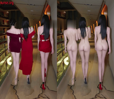 【AI脱衣】网红美女脱衣系列妍熙（第二弹）一米八大长腿愃氺 配图4