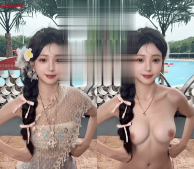 【AI脱衣】我不叫龙虾-第五弹--网红脱衣--高颜值，人气网红！氺 配图4