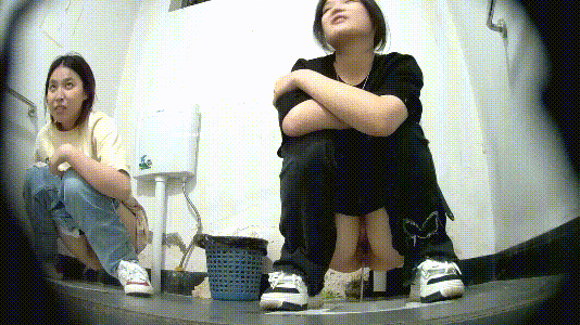 路边公厕全景偷拍两位小姐姐上厕所 黑衣美女没带纸被闺蜜戏虐“没有纸看你怎么办” 配图3