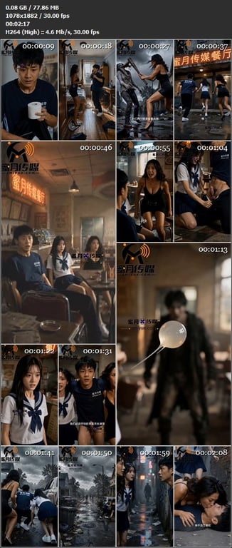 【AI短剧】《精液救世，丧尸围城》EP1-3集，少年格伦意外发现自己的精液是唯一 配图5
