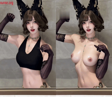 【AI脱衣】网红美女脱衣系列水牛乳啵啵萌系小奶猫氺 配图8