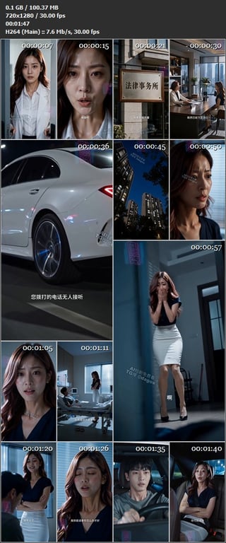 【AI短剧】《交换游戏》EP1-11集，巧合进入夫妻交换网站参与教授和他夫人的3 配图10