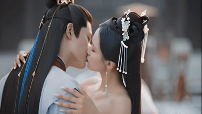 【AI脱衣】魔改电视剧《长月烬明》白鹿携陈都灵饰演反差母狗-全员色批口爆性爱反差 配图2