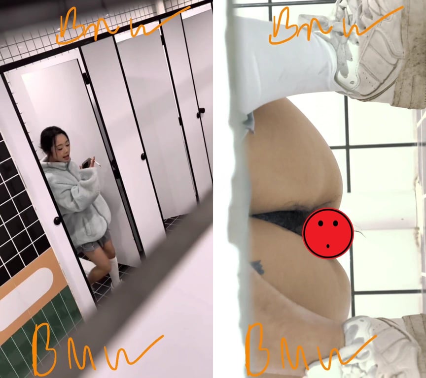 十二月流出【极品女厕偷拍】BMW高价私密群 高颜值美女补光高清偷窥（40V） 配图22