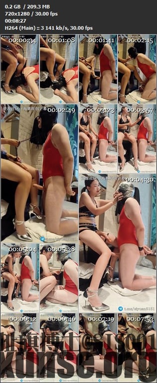 BDSM女王、完美露脸的国人骚婊「Queen_D」《调教国外贱男》平时都是被你们 配图7