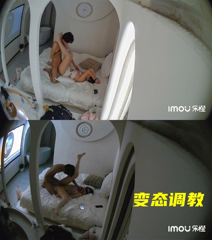 乐橙酒店偷拍重磅流出！金发时尚女大学生惨遭变态男友蒙眼捆绑窒息式狂虐，极致刺激7 配图22