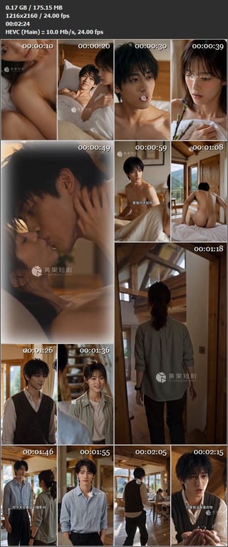 【AI短剧】《乌鸦先生的硬币》EP1-9集原版，从山上英雄救美女摄影师，再到床上 配图16